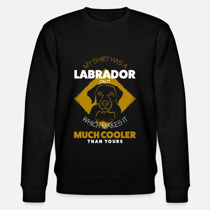 Labrador - Stanley/Stella Unisex Bio-Sweatshirt CHANGER  - Schwarz