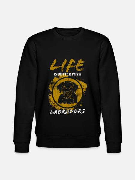 Labrador - Stanley/Stella CHANGER Unisex Organic Sweatshirt - black