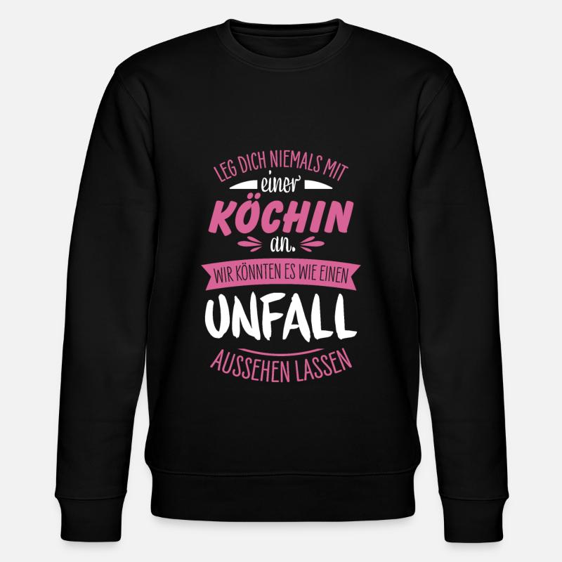 Köchin - Stanley/Stella Unisex Bio-Sweatshirt CHANGER  - Schwarz