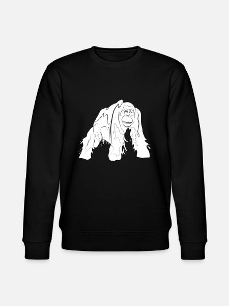 Orangutan - Stanley/Stella CHANGER Unisex Organic Sweatshirt - black
