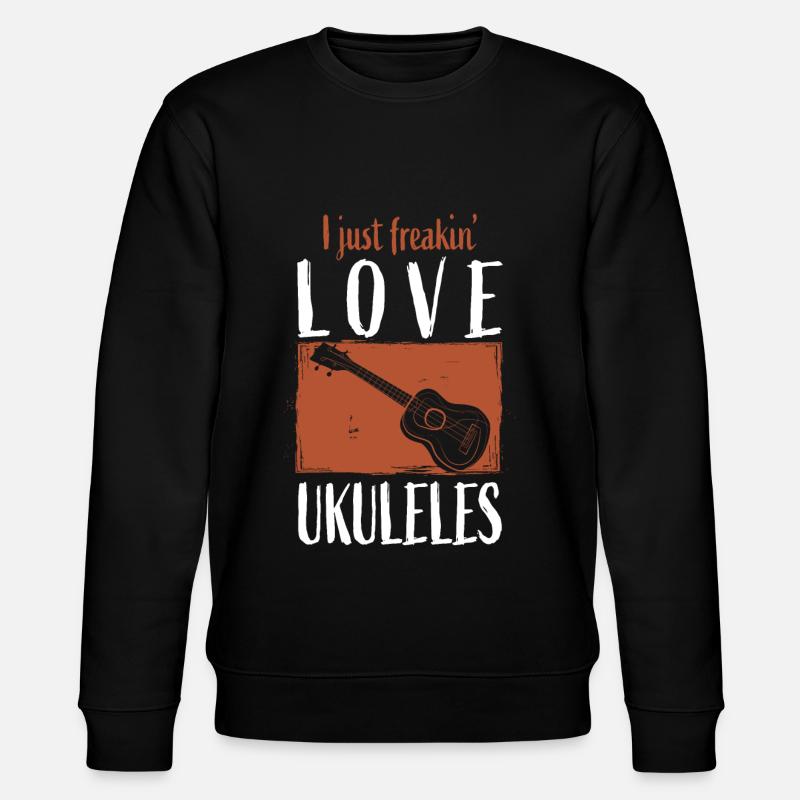 Ukulele - Stanley/Stella CHANGER Unisex Organic Sweatshirt - black
