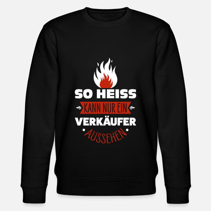 Verkäufer - Stanley/Stella Unisex Bio-Sweatshirt CHANGER  - Schwarz