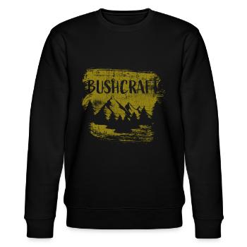 Bushcraft Survival - Stanley/Stella CHANGER Unisex Organic Sweatshirt - black - Front - Nik (191cm) & Marisol (170cm)