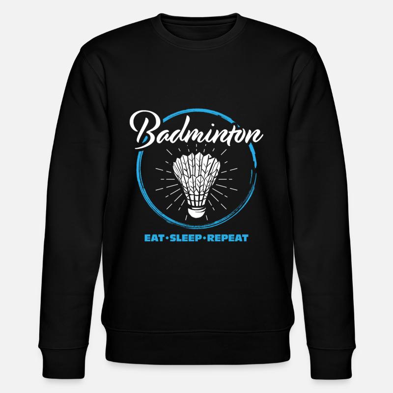 Badminton - Sweat bio CHANGER Stanley/Stella Unisexe - noir