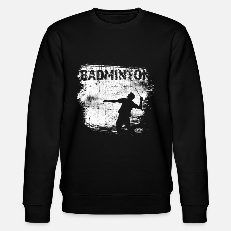 Badminton - Sweat bio CHANGER Stanley/Stella Unisexe - noir
