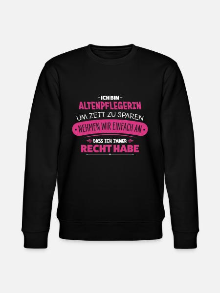 Altenpflegerin - Stanley/Stella Unisex Bio-Sweatshirt CHANGER - Schwarz