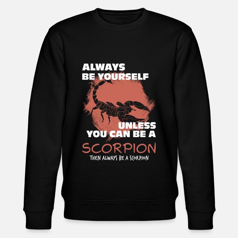 Skorpion - Stanley/Stella Unisex Bio-Sweatshirt CHANGER  - Schwarz
