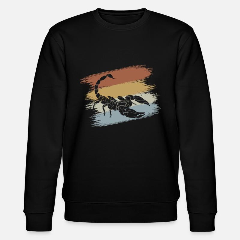 Skorpion - Stanley/Stella Unisex Bio-Sweatshirt CHANGER  - Schwarz