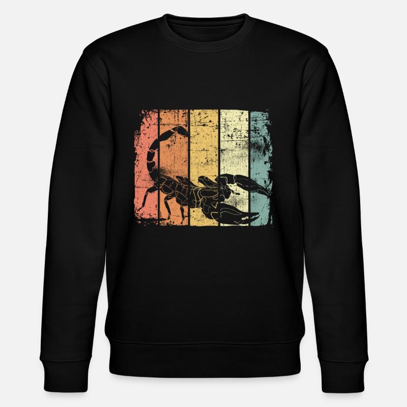 Skorpion - Stanley/Stella Unisex Bio-Sweatshirt CHANGER  - Schwarz