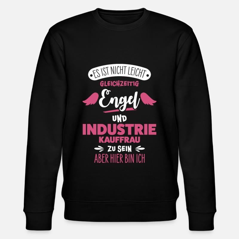 Industriekauffrau - Stanley/Stella Unisex Bio-Sweatshirt CHANGER - Schwarz