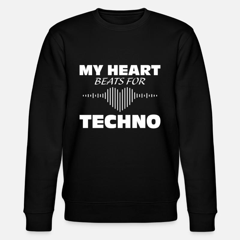Techno - Stanley/Stella Unisex Bio-Sweatshirt CHANGER  - Schwarz