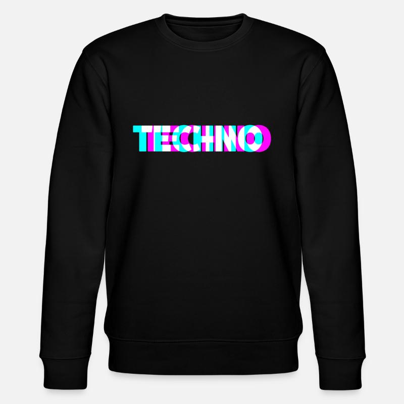 Techno - Stanley/Stella Unisex Bio-Sweatshirt CHANGER  - Schwarz