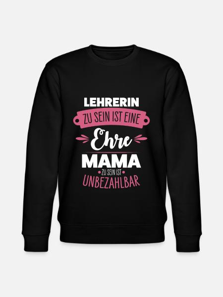 Lehrerin Mama - Stanley/Stella Unisex Bio-Sweatshirt CHANGER  - Schwarz