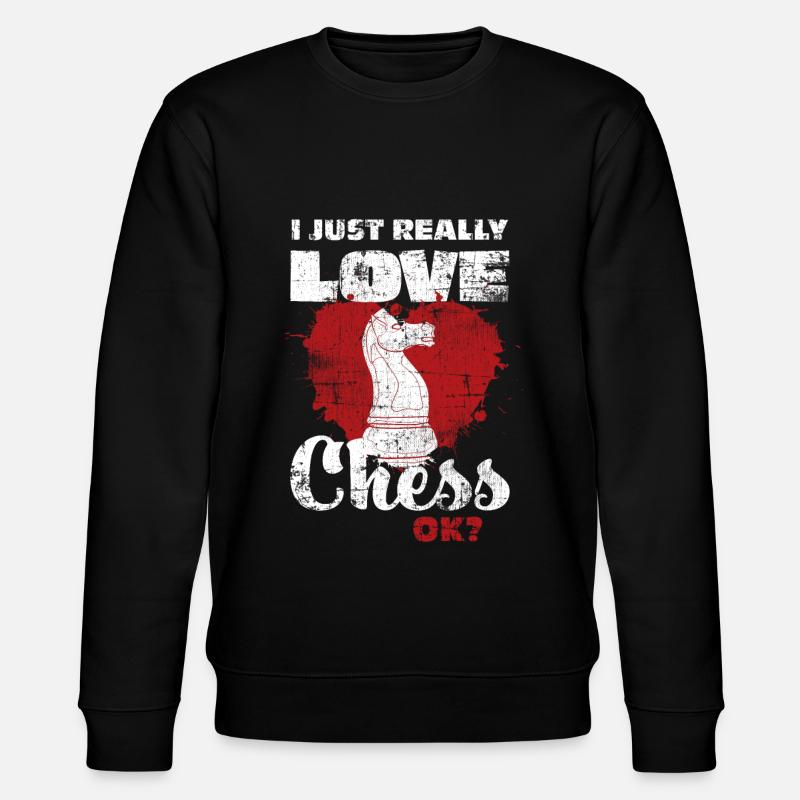 Chess - Stanley/Stella CHANGER Unisex Organic Sweatshirt - black