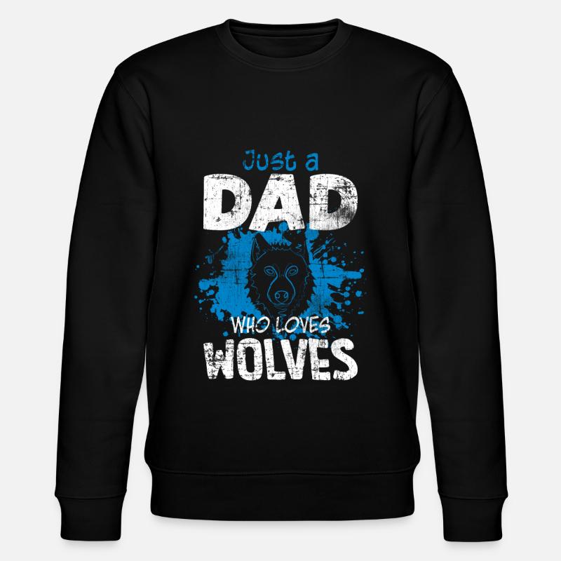Wolf Papa - Sweat bio CHANGER Stanley/Stella Unisexe - noir