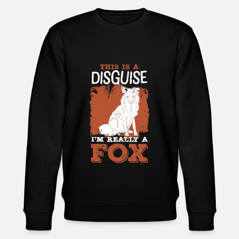 Fox - Stanley/Stella CHANGER Unisex Organic Sweatshirt - black