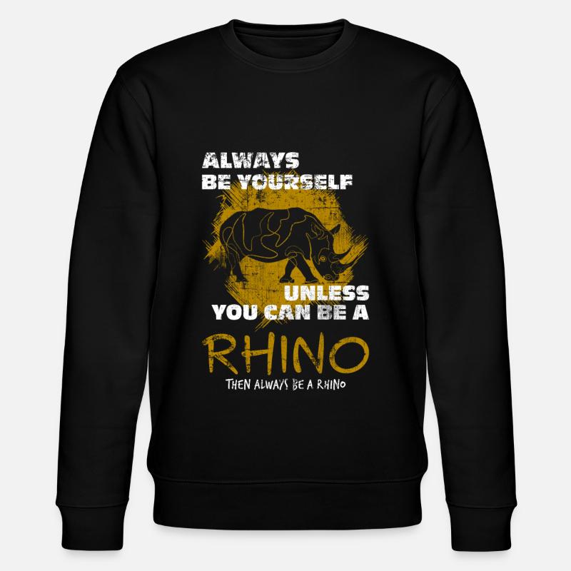Nashorn - Stanley/Stella Unisex Bio-Sweatshirt CHANGER  - Schwarz