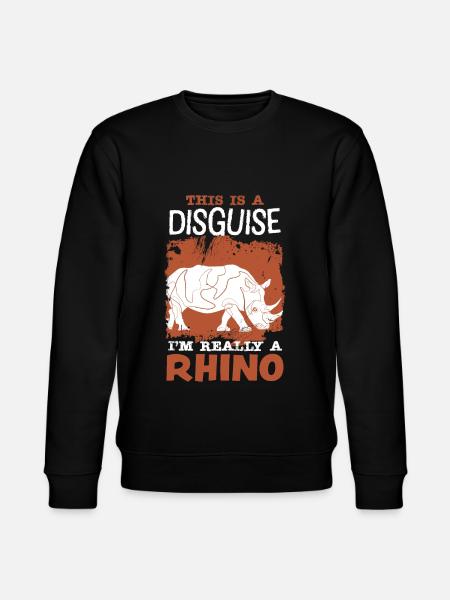 Rhinoceros - Stanley/Stella CHANGER Unisex Organic Sweatshirt - black