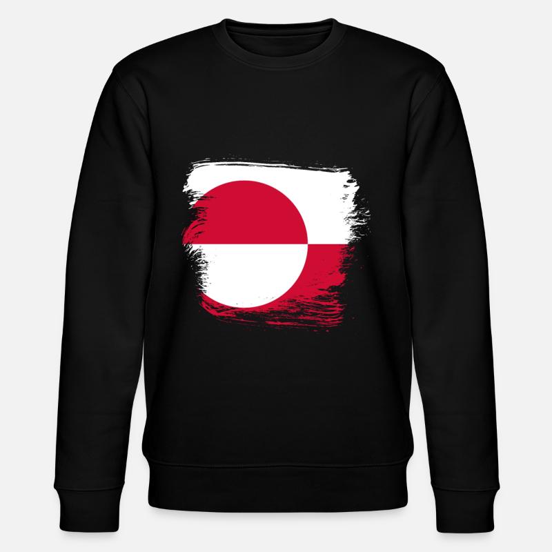 Grönland - Stanley/Stella Unisex Bio-Sweatshirt CHANGER  - Schwarz