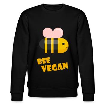 Vegan - Sweat bio CHANGER Stanley/Stella Unisexe - noir - Devant - Nik (191cm) & Marisol (170cm)