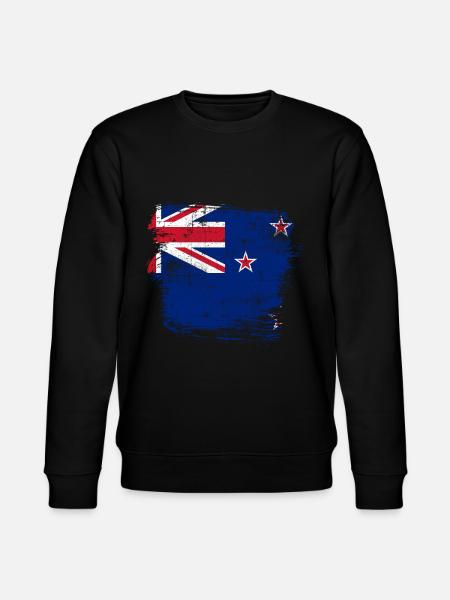 Neuseeland Flagge - Stanley/Stella Unisex Bio-Sweatshirt CHANGER - Schwarz