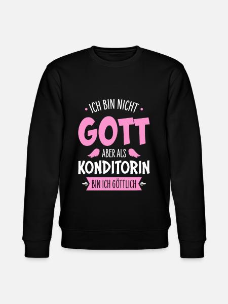 Konditorin - Stanley/Stella Unisex Bio-Sweatshirt CHANGER - Schwarz
