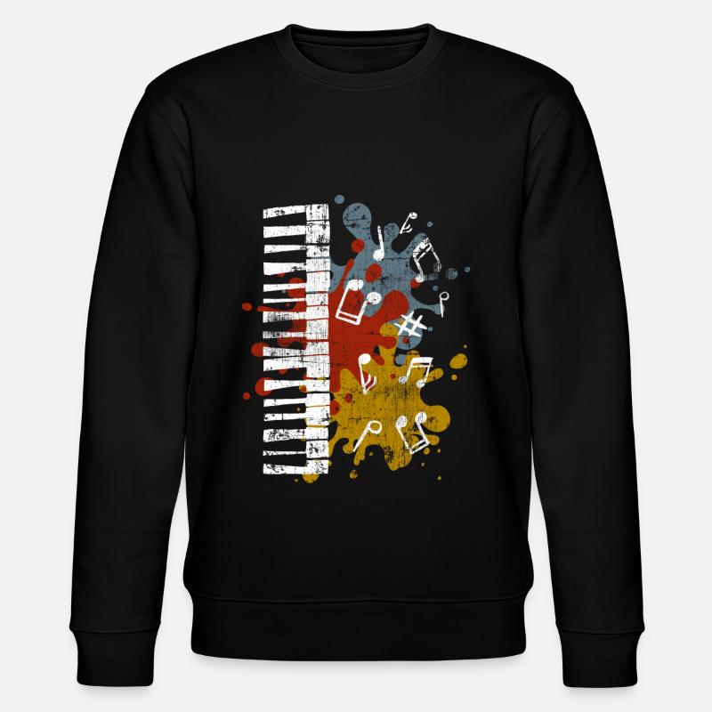 Piano - Sweat bio CHANGER Stanley/Stella Unisexe - noir