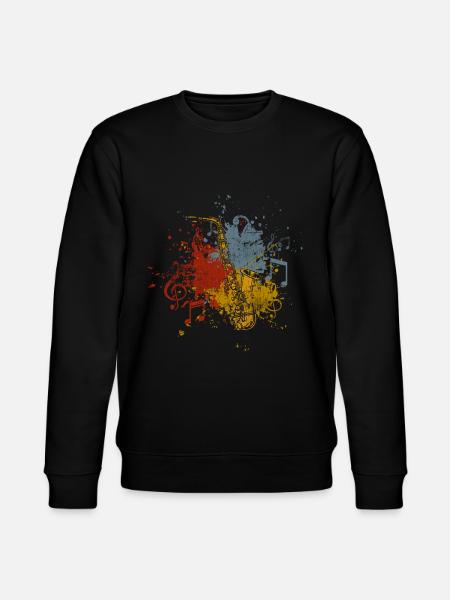 Saxophone - Stanley/Stella CHANGER Unisex Organic Sweatshirt - black