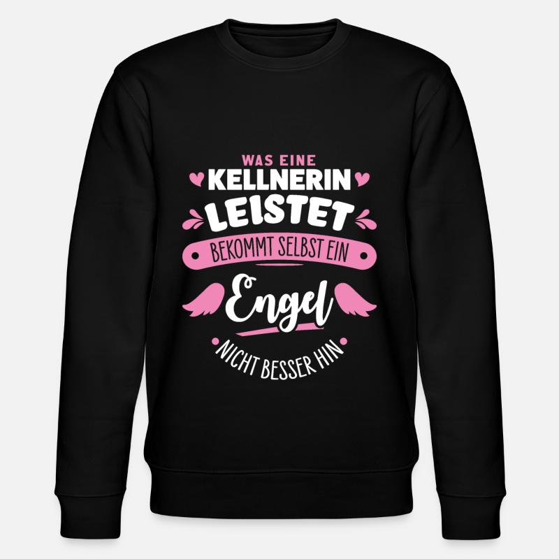 Kellnerin - Stanley/Stella Unisex Bio-Sweatshirt CHANGER  - Schwarz