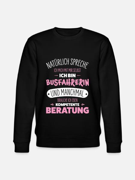 Busfahrerin - Stanley/Stella Unisex Bio-Sweatshirt CHANGER - Schwarz