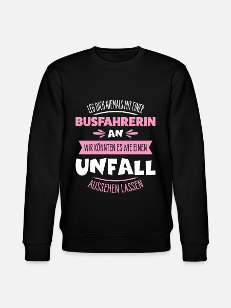 Busfahrerin - Stanley/Stella Unisex Bio-Sweatshirt CHANGER  - Schwarz