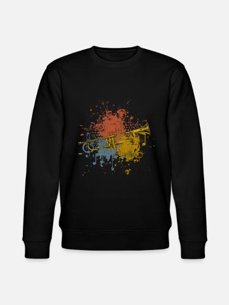 Trompete - Stanley/Stella Unisex Bio-Sweatshirt CHANGER  - Schwarz