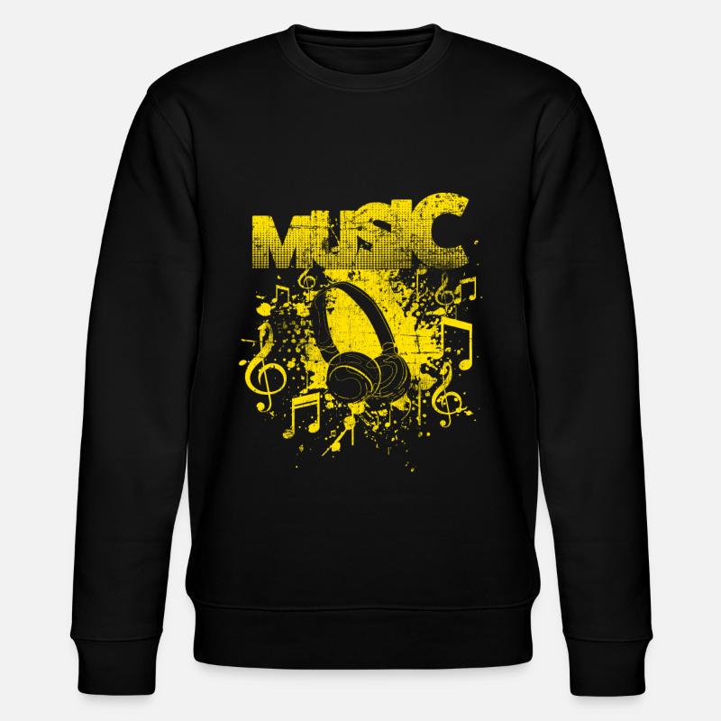 Musique - Sweat bio CHANGER Stanley/Stella Unisexe - noir