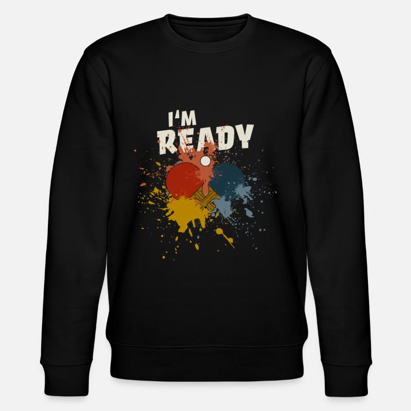 Ping-pong - Sweat bio CHANGER Stanley/Stella Unisexe - noir