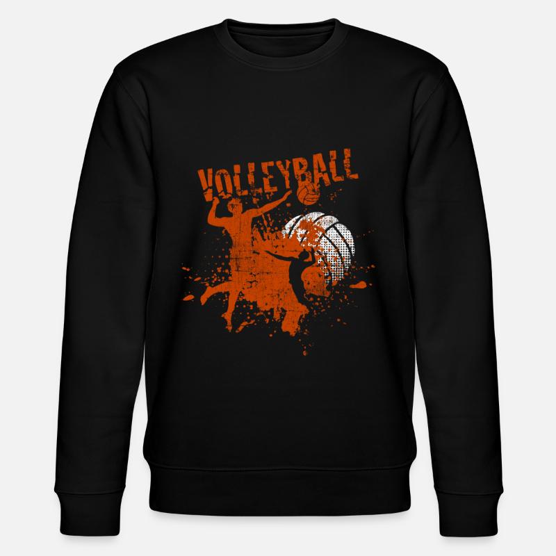 Volleyball - Stanley/Stella CHANGER Unisex Organic Sweatshirt - black