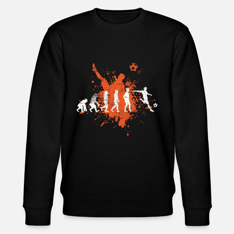 Fußball - Stanley/Stella Unisex Bio-Sweatshirt CHANGER  - Schwarz