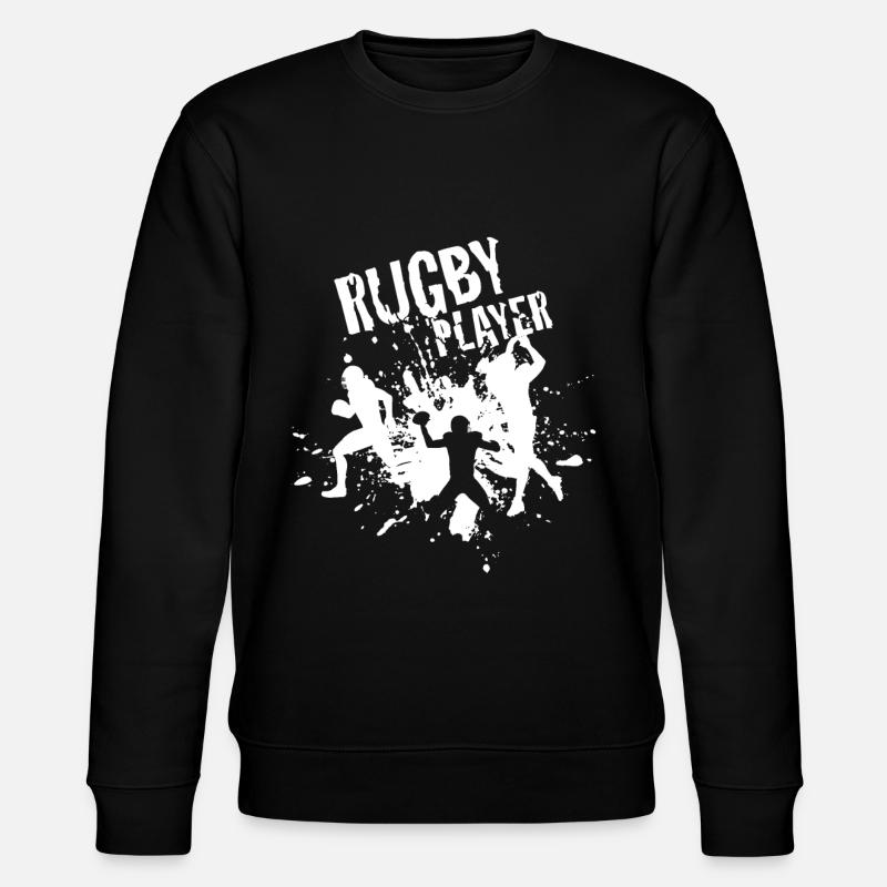 Rugby - Sweat bio CHANGER Stanley/Stella Unisexe - noir