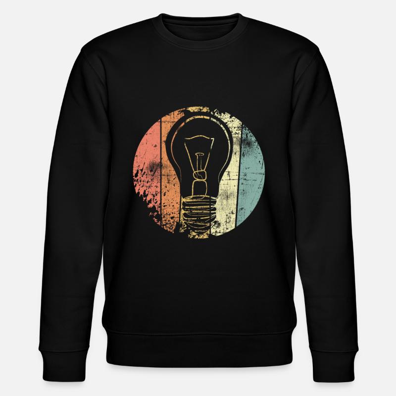 Glühbirne - Stanley/Stella Unisex Bio-Sweatshirt CHANGER  - Schwarz