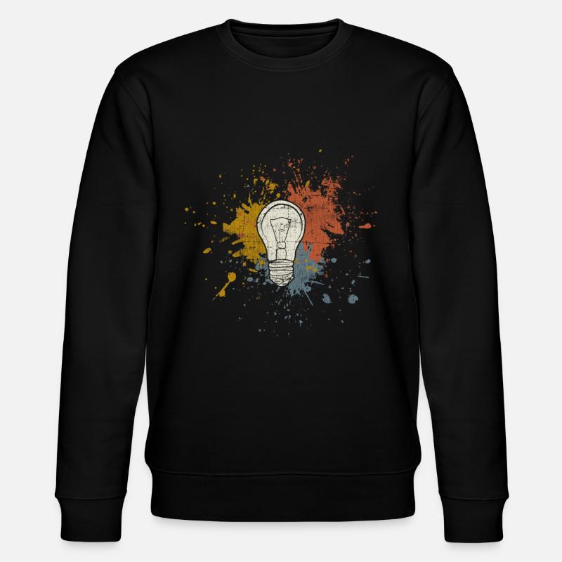 Nerd schlau - Stanley/Stella Unisex Bio-Sweatshirt CHANGER  - Schwarz