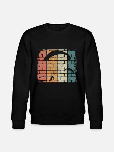 Fallschirm Gleitschirm - Stanley/Stella Unisex Bio-Sweatshirt CHANGER - Schwarz