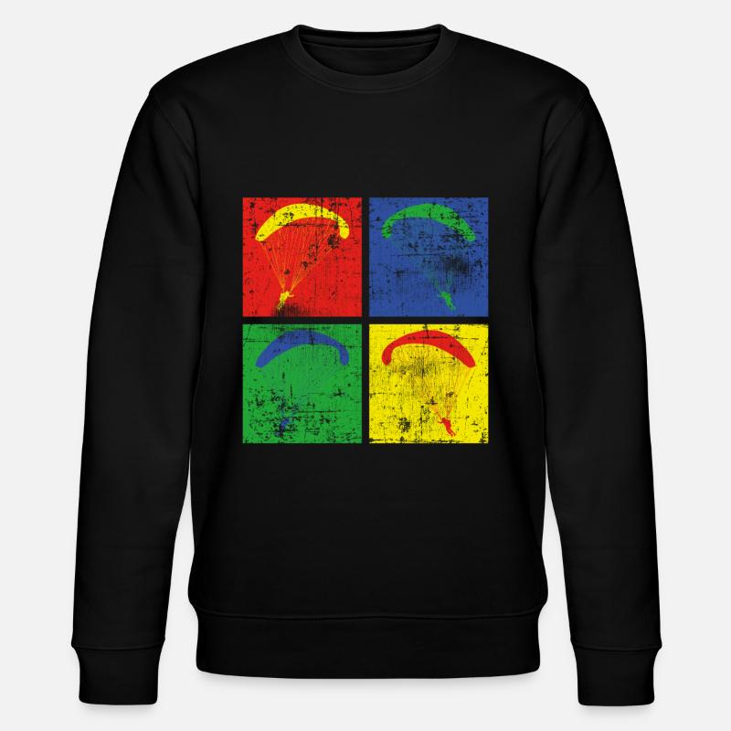 Parapente - Sweat bio CHANGER Stanley/Stella Unisexe - noir