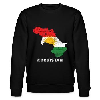Kurdistan - Sweat bio CHANGER Stanley/Stella Unisexe - noir - Devant - Nik (191cm) & Marisol (170cm)