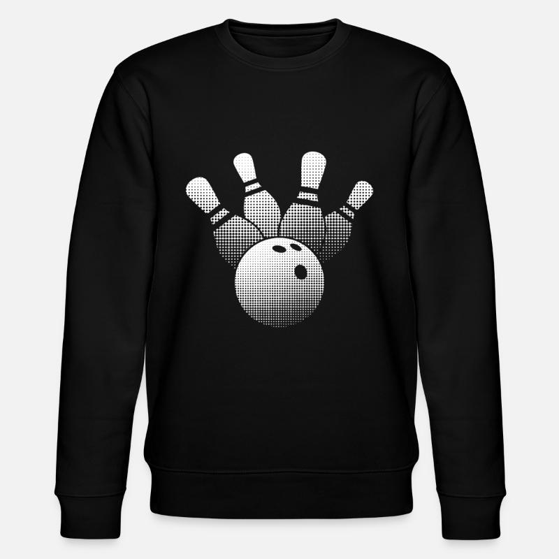 Bowling - Stanley/Stella Unisex Bio-Sweatshirt CHANGER  - Schwarz
