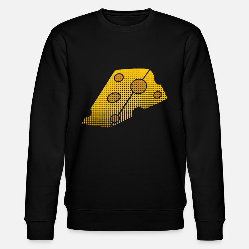 Cheese - Stanley/Stella CHANGER Unisex Organic Sweatshirt - black