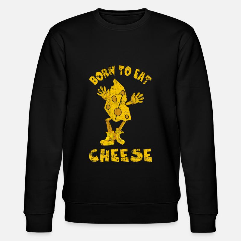 Cheese Comic - Stanley/Stella CHANGER Unisex Organic Sweatshirt - black