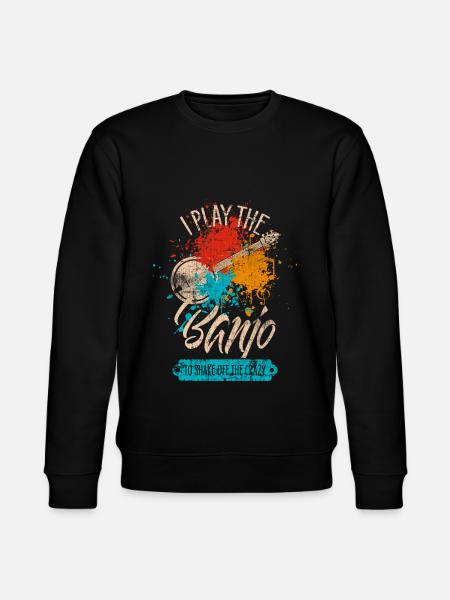 Banjo - Stanley/Stella CHANGER Unisex Organic Sweatshirt - black
