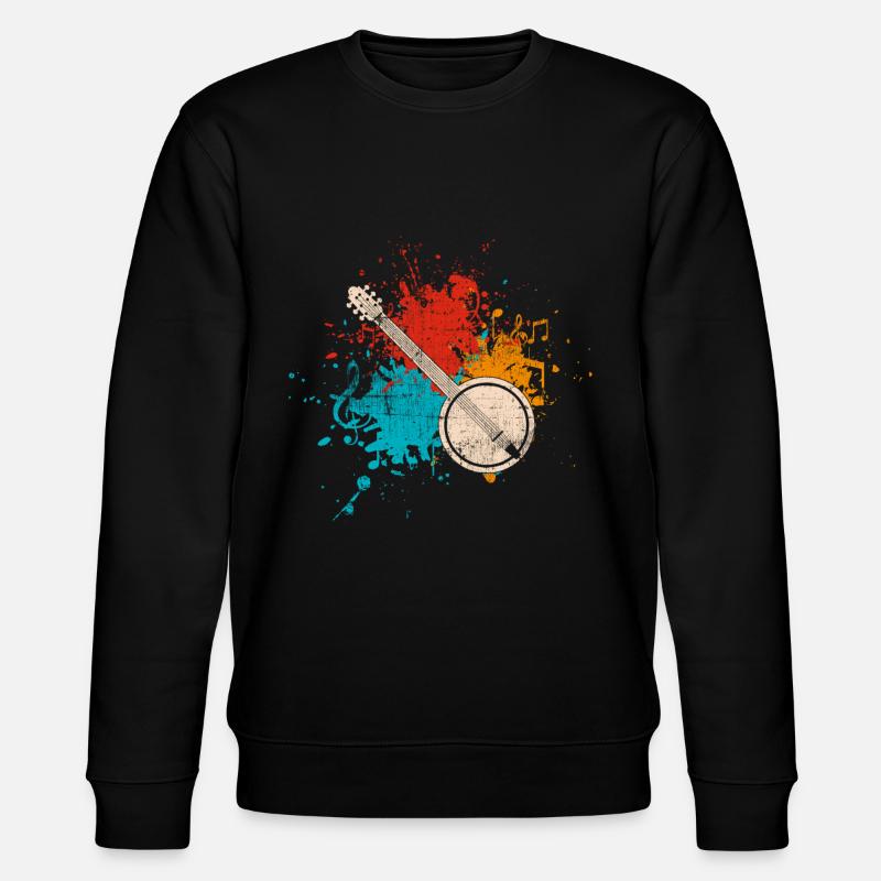 Banjo - Stanley/Stella Unisex Bio-Sweatshirt CHANGER  - Schwarz