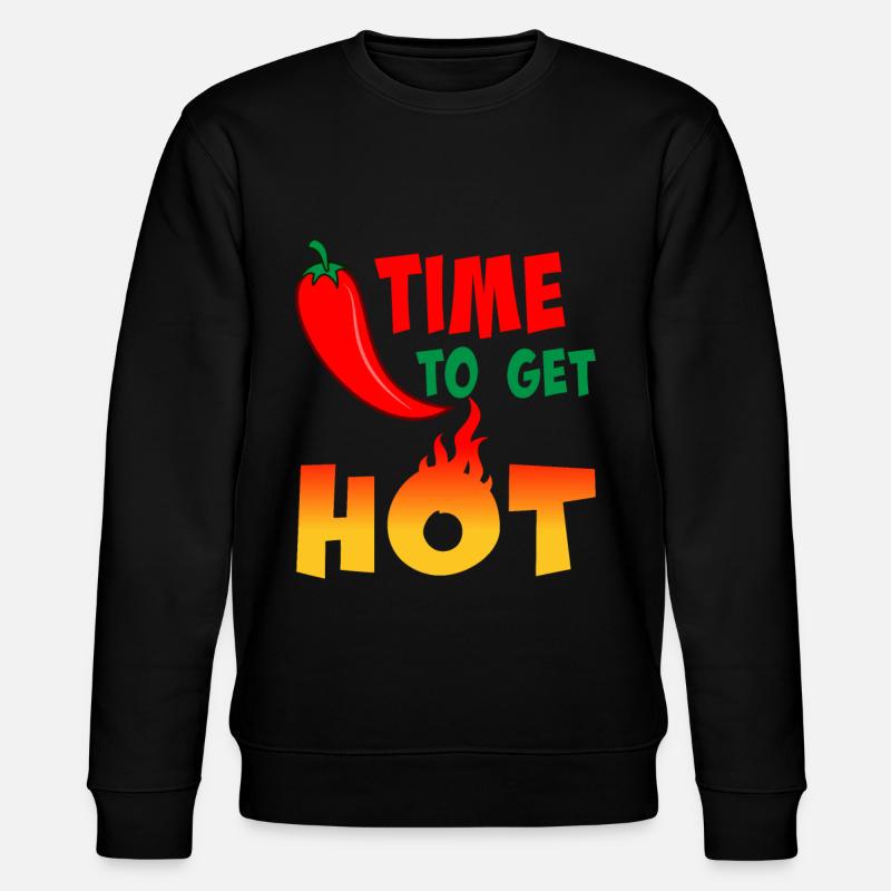 Piment épicé - Sweat bio CHANGER Stanley/Stella Unisexe - noir