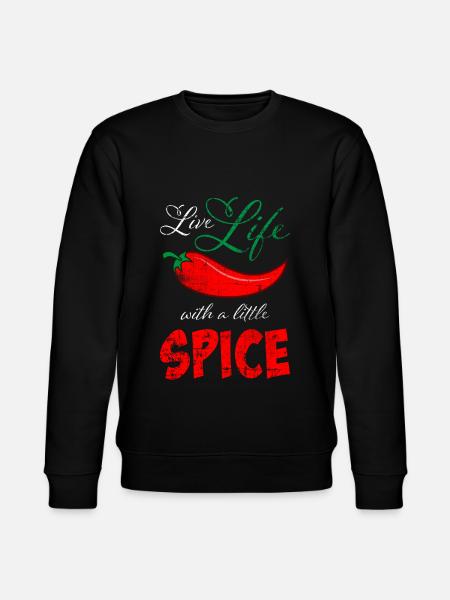 Chili pepper chili hot - Stanley/Stella CHANGER Unisex Organic Sweatshirt - black