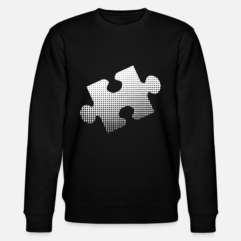Puzzel - Stanley/Stella Unisex Bio-Sweatshirt CHANGER  - Schwarz